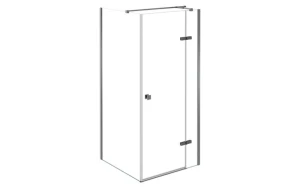 Besco Kabina prysznicowa kwadratowa Pixa Gun Metal PKP-90-195GR