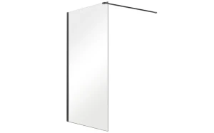 Besco Kabina walk in Aveo Black AVB-90-195C