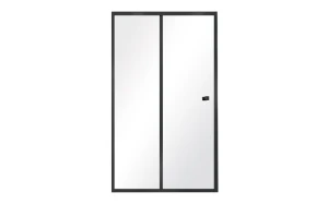 Besco Drzwi prysznicowe Duo Slide Black DDSB-110