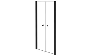 Besco Drzwi prysznicowe Sinco Due Black DSD-80-B