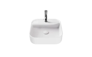 Besco Umywalka nablatowa ceramiczna Assos Cera-Line 40 White