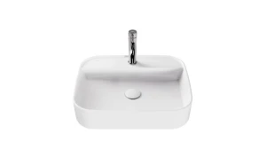 Besco Umywalka nablatowa ceramiczna Assos Cera-Line 50 White