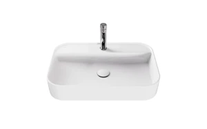 Besco Umywalka nablatowa ceramiczna Assos Cera-Line 60 White