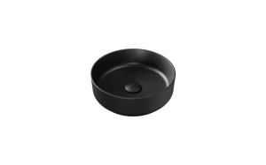 Besco Umywalka nablatowa ceramiczna Clea Cera-Line 34,5 Matt Black