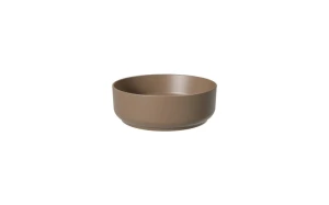 Besco Umywalka nablatowa ceramiczna Clea Cera-Line 34,5 Matt Mokka