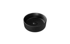 Besco Umywalka nablatowa ceramiczna Clea Ryfle Cera-Line 36 Matt Black