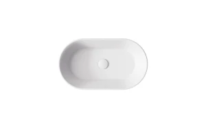 Besco Umywalka nablatowa ceramiczna Lova Cera-Line 53 White