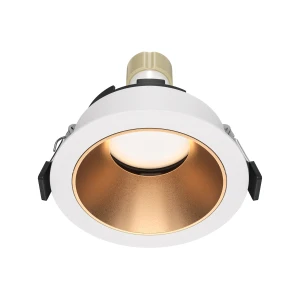 Maytoni Share lampa do zabudowy 1x15W biały/złoty DL053-01WMG