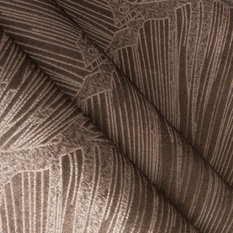 OBRUS BIEŻNIK WELUROWY VELVET 40 X 140 CM BRĄZOWY