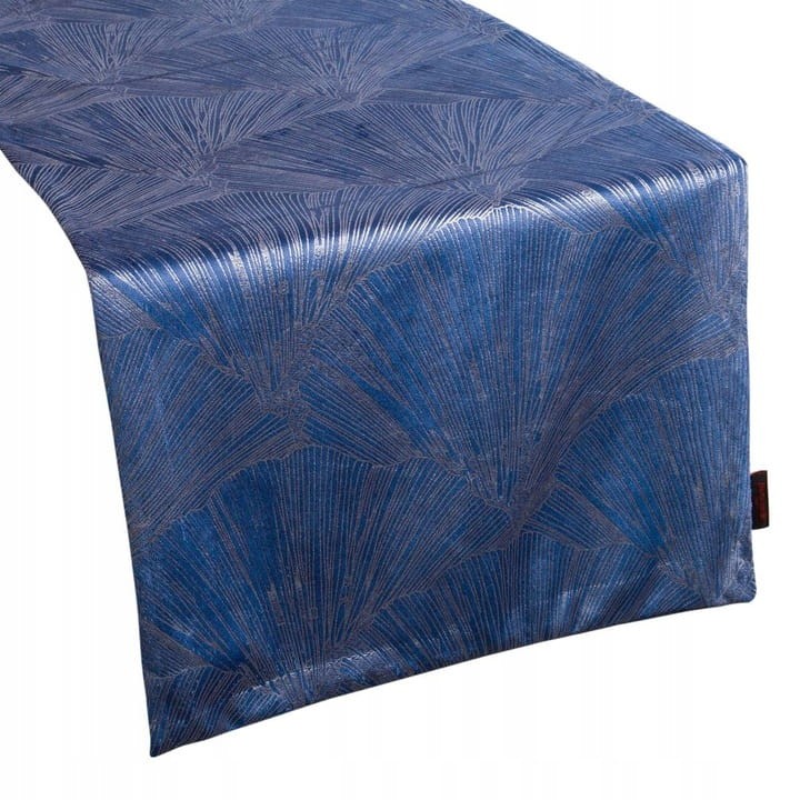 OBRUS BIEŻNIK WELUROWY VELVET 40 X 140CM GRANATOWY