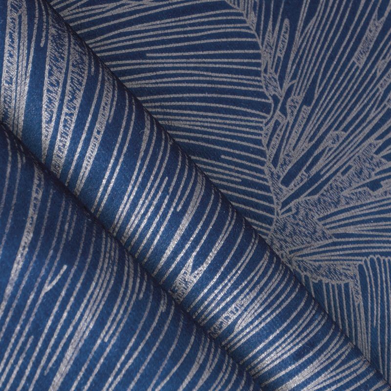 OBRUS BIEŻNIK WELUROWY VELVET 40 X 140CM GRANATOWY