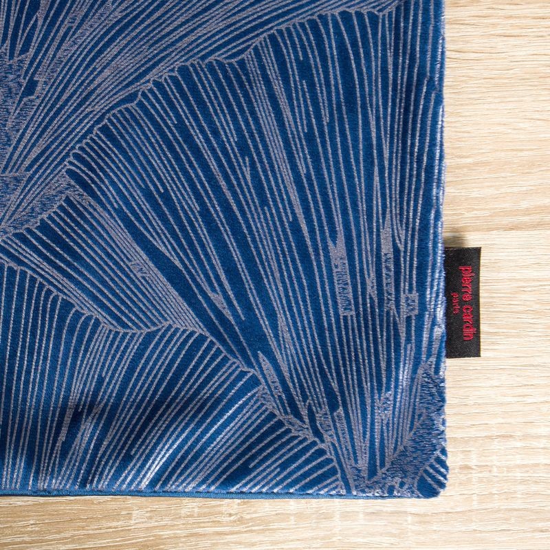 OBRUS BIEŻNIK WELUROWY VELVET 40 X 140CM GRANATOWY