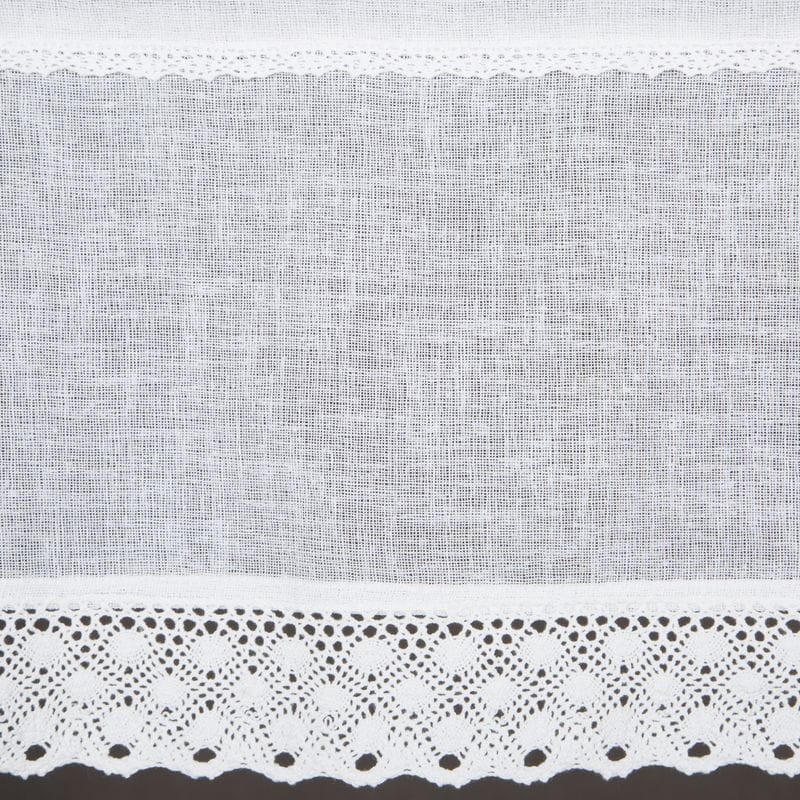 ZAZDROSKA FIRANA DO KUCHNI 150X60 CM BIAŁY