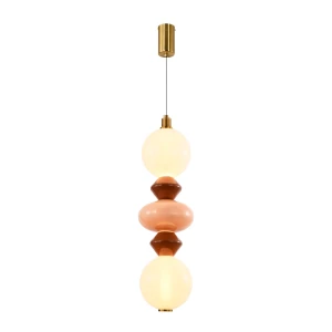Candellux lampa wisząca z ceramicznymi ozdobami 15W LED 3000K