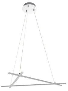Candellux Lampa Wisząca Andros 70 cm Srebrna 30W LED 4000K