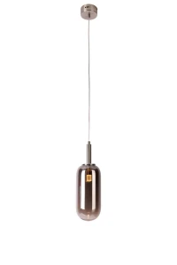 Lampa wisząca Candellux FIUGGI 1 srebrna do jadalni i salonu