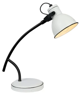Candellux lampka gabinetowa Zumba biało-czarna E14 1x40W