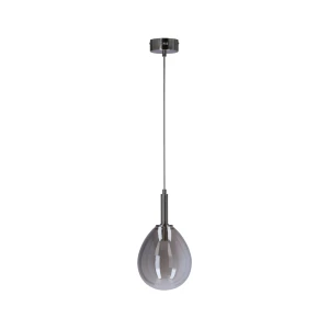 Lampa wisząca Candellux LUKKA 1 szklana chromowa do salonu