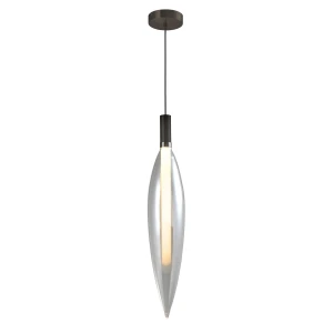 Candellux lampa wisząca NORDIC czarna 1x5W G9 szklany klosz