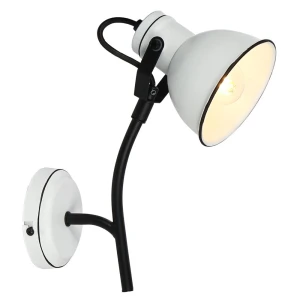 Candellux Kinkiet Zumba 1x40W E14 Biały i Czarny