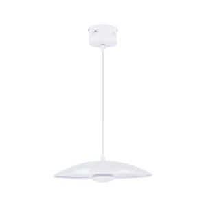 Lampa wisząca Candellux LUND 34 cm Biała Skandynawska