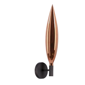 Candellux kinkiet NORDIC czarny 1x5W G9 miedziany klosz
