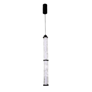 Candellux CORTE lampa wisząca LED 18W czarna matowa 3000K