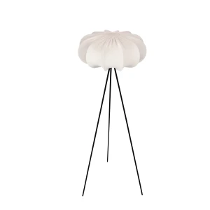 Candellux Lampa podłogowa CAFEE’ z kremowym abażurem 52 cm