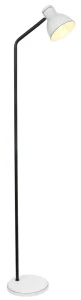 Candellux Lampa Podłogowa Sztyca Prosta E27 Biało-Czarna 40W