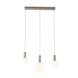 Candellux lampa wisząca TESTA beżowa 3x10W G9 z białymi kloszami