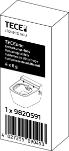 Tabletki odkamieniające TECE do toalet myjących 4 szt.