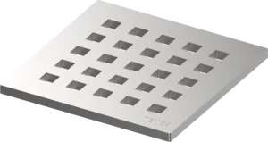 TECE ruszt ozdobny quadratum ze stali nierdzewnej 142 mm