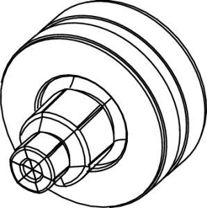 Głowica kalibrująca TECEflex 14 mm