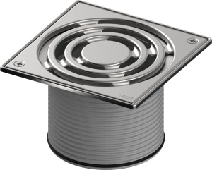 TECE ramka rusztu ze stali nierdzewnej 150 mm z rusztem ozdobnym