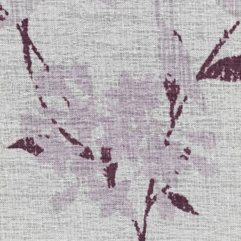FIRANA NA PRZELOTKACH KWIATY 140X250 CM BIAŁA