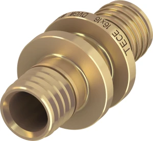 Złączka prosta TECEflex 40 x 40 mosiądz standard
