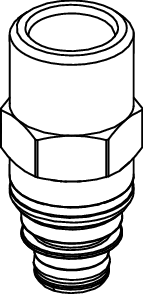 Nypel przyłączeniowy wody TECE 1/2" do spłuczek Base i Compact