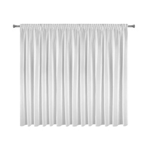 FIRANA FIRANKA NA TAŚMIE 350X150 CM BIAŁA