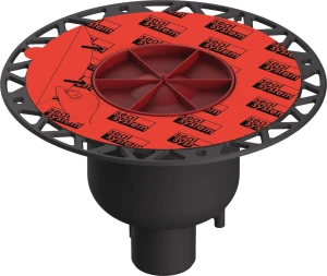 Odpływ TECEdrainpoint S DN 50 pionowy z kołnierzem Seal System