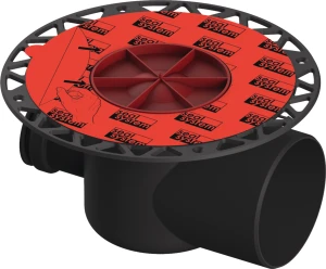 Odpływ podłogowy TECEdrainpoint S DN 100 z kołnierzem Seal System