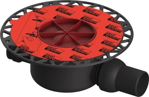 Odpływ podłogowy TECEdrainpoint S DN 50 z kołnierzem Seal System