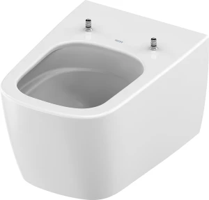 TECEneo bezkołnierzowa ceramika WC wisząca biała 540 mm
