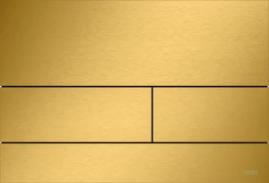 Przycisk spłukujący TECEsquare II metalowy złoty szczotkowany