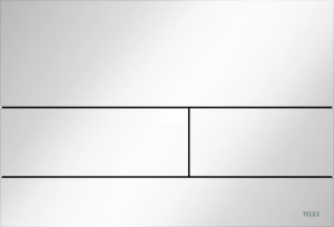 Przycisk spłukujący TECEsquare II metalowy biały połysk 220x150 mm