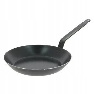 Patelnia tradycyjna de Buyer 28 cm stal węglowa OUTLET