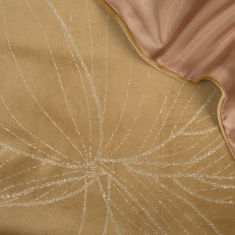 OBRUS BIEŻNIK WELUR VELVET 35 X 180 CM ZŁOTY