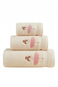 Ręcznik Balerina Szary 70x140 BABY Dziecięcy 100% BAWEŁNA