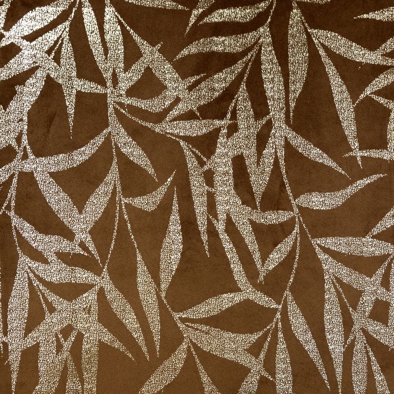 OBRUS WELUR VELVET BIEŻNIK 35 X 180 CM BRĄZOWY