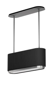 Okap wyspowy Ciarko Mono W Czarny CDW9001B