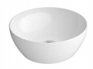 GSI PURA Umywalka nablatowa okrągła Sapho 42 cm biała 885111